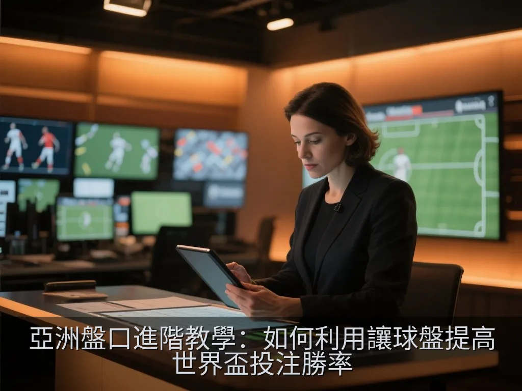 亞洲盤口進階教學：如何利用讓球盤提高世界盃投注勝率