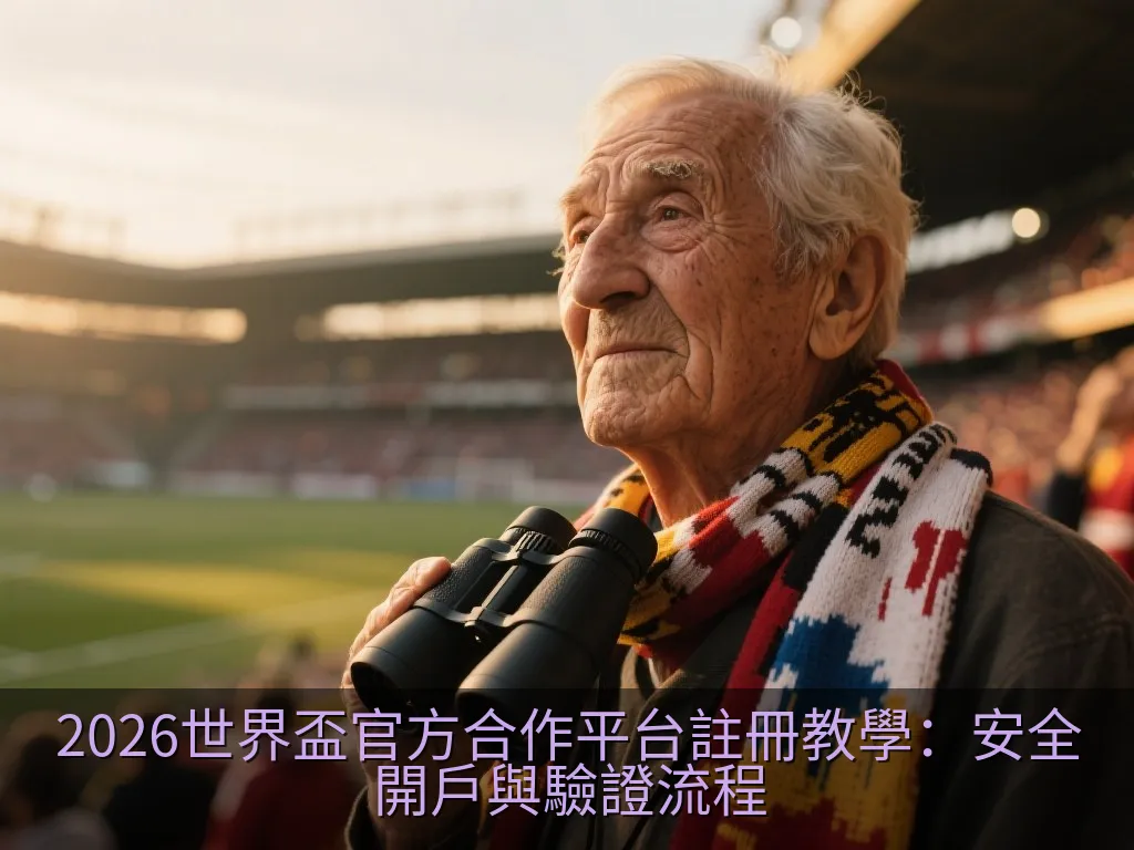 2026世界盃官方合作平台註冊教學：安全開戶與驗證流程